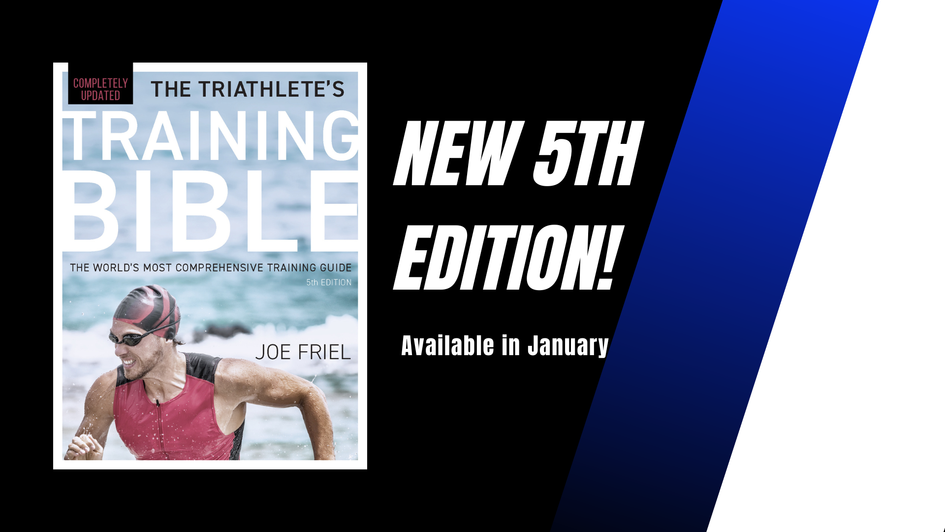 The Triathlete's Training Bible, 5th Edition cover horizontal